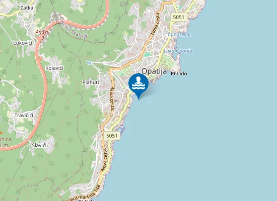 Map of KUPALISTE SLATINA KRAJ