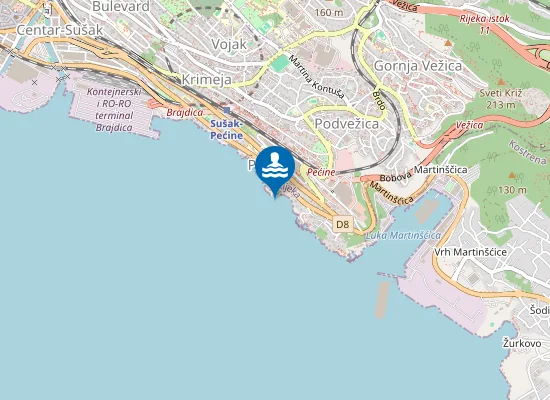 Map of GLAVANOVO ZAPAD