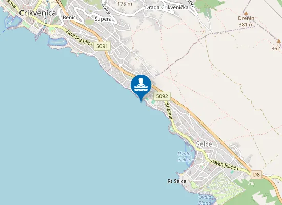 Map of HOTEL MARINA PLAZA