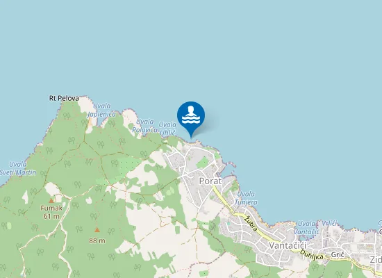 Map of PORAT HOTEL PINIA