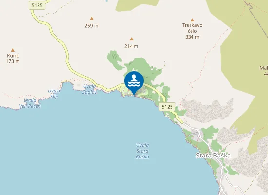 Map of STARA BASKA KAMP