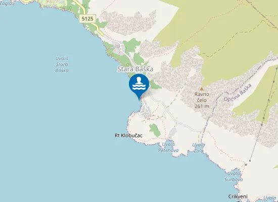 Map of STARA BASKA NASELJE