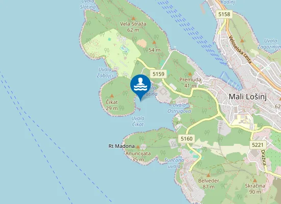 Map of CIKAT UVALA BLATINA