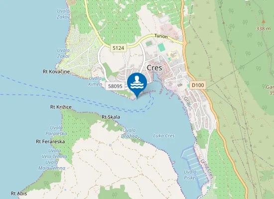 Map of CRES VILA RIVIERA