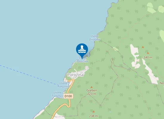 Map of POROZINA PLAZA