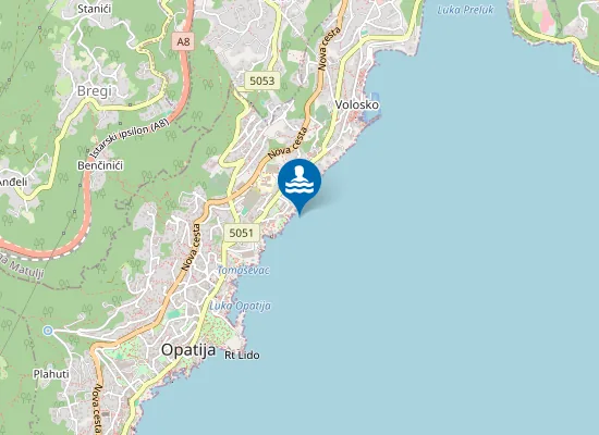 Map of PLAZA ISPOD HOTELA BELVEDER