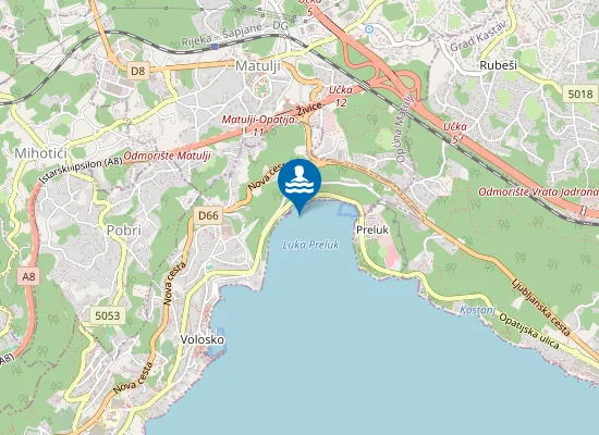 Map of PLAZA ISPOD HOTELA NAVIS