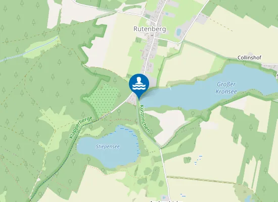 Map of GROSSER KRONSEE RUTENBERG