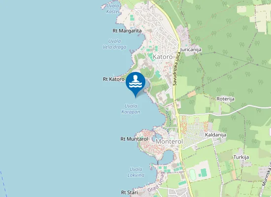 Map of KATORO HOTEL AURORA