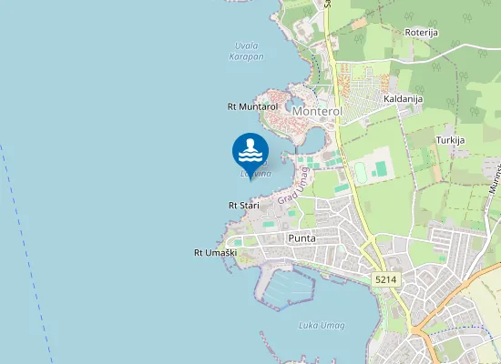 Map of TN PUNTA HOTEL UMAG