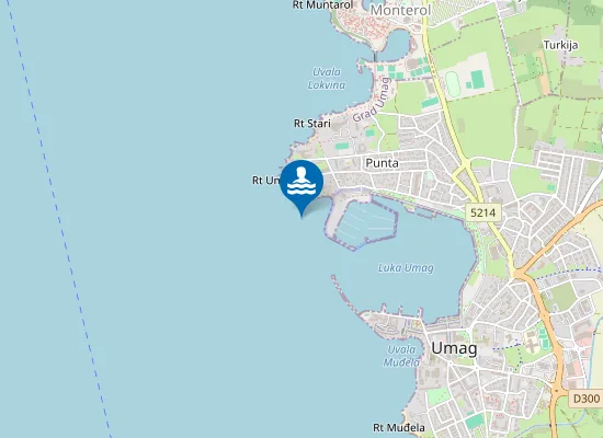 Map of TN PUNTA HOTEL ADRIATIC