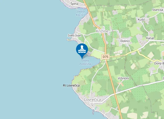 Map of Ac Finida Sredina