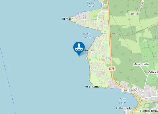 Map of Ac Ladin Gaj Fkk Juzni Dio