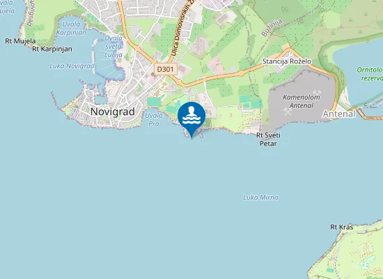 Map of TN TERE HOTEL MAESTRAL