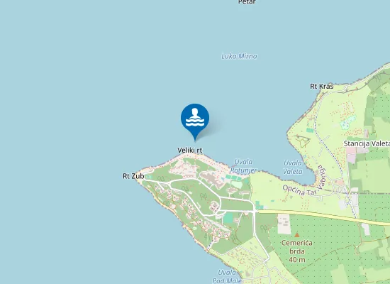 Map of LANTERNA DEBELI RT