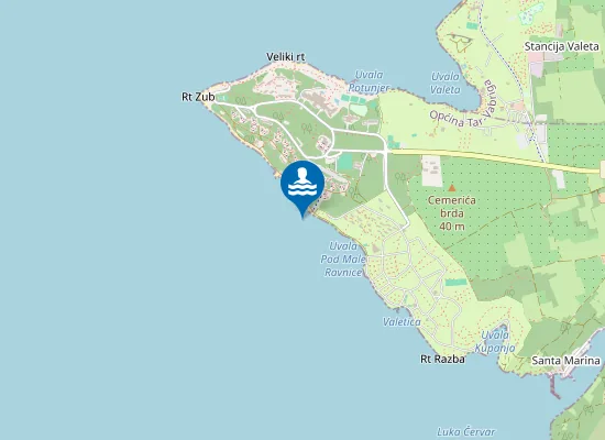 Map of TN SOLARIS UVALA POD RAVNICE