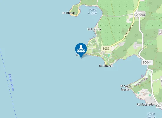 Map of Ac Ulika Uvala Frnaze