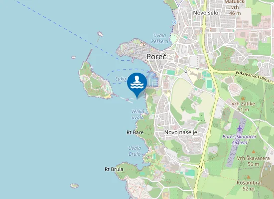 Map of GRADSKA PLAZA