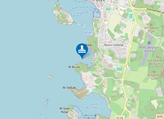 Map of UVALA BRULO PLAZA