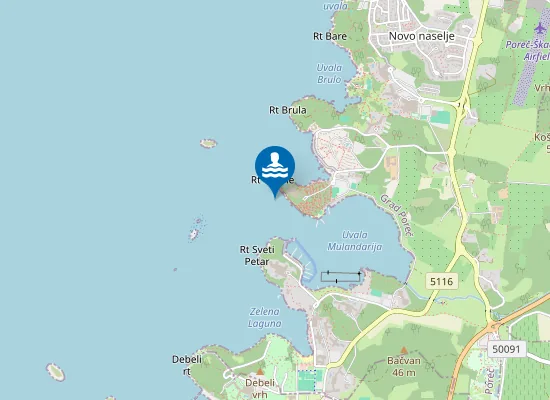 Map of HOTEL GALIOT ISPOD HOTELA