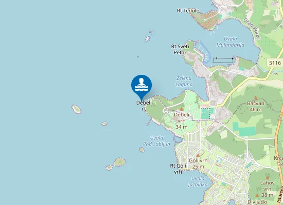 Map of DEBELI RT PLAZA