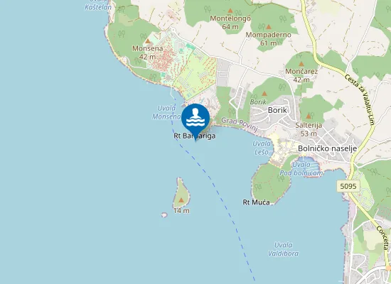 Map of TN VALDALISO RT BARABIGA