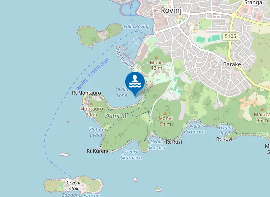 Map of HOTEL EDEN ISPOD HOTELA