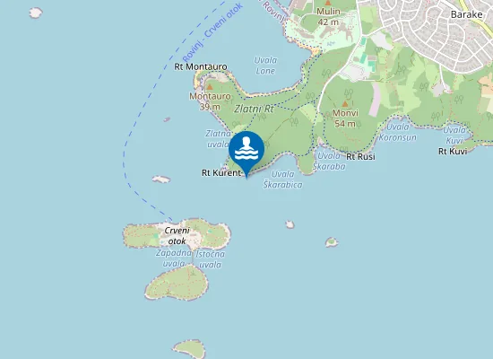 Map of PUNTA CORRENTE RT KURENT