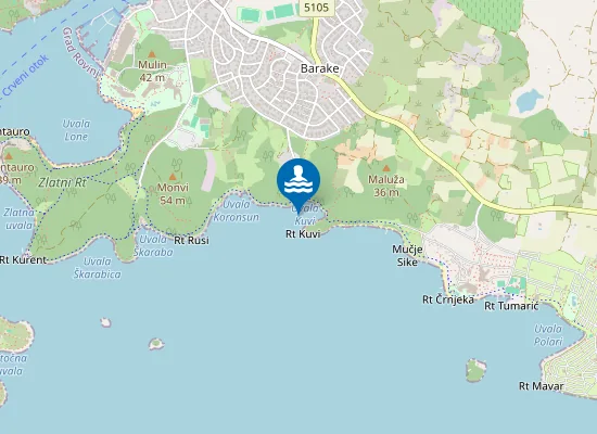 Map of UVALA KUVI PLAZA