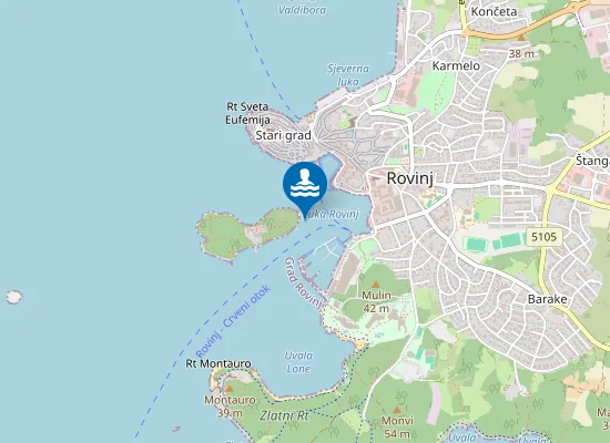 Map of OTOK KATARINA PREMA MARINI