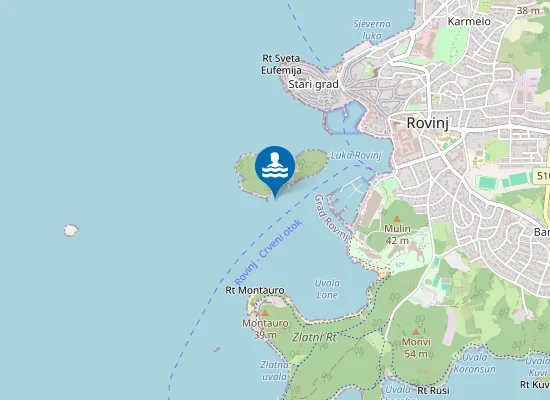 Map of OTOK KATARINA UVALA LONE