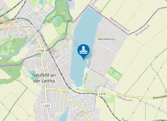 Map of NEUFELDER SEE