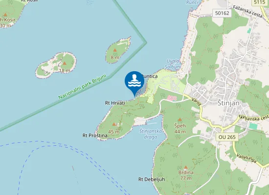 Map of PUNTIZELA PLAZA GOLUBINE