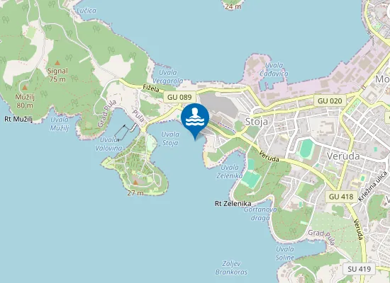 Map of STOJA NASELJE ZELENIKA