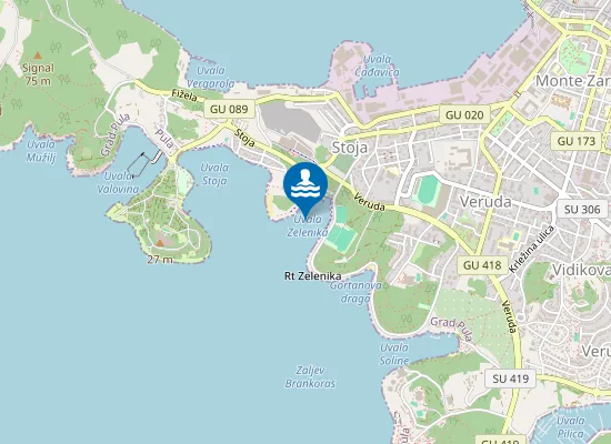 Map of VALKANE SREDINA UVALE