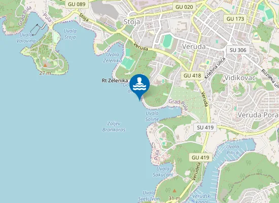 Map of LUNGOMARE PUNTA PREMA MORNARU