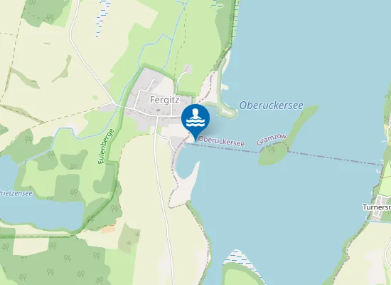 Map of OBERUCKERSEE FERGITZ