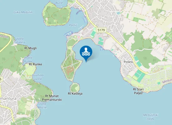 Map of UVALA BIJECA PLAZA