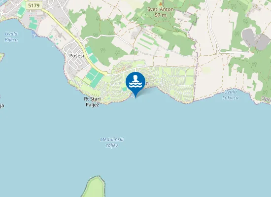 Map of Ac Kazela Textil Strand