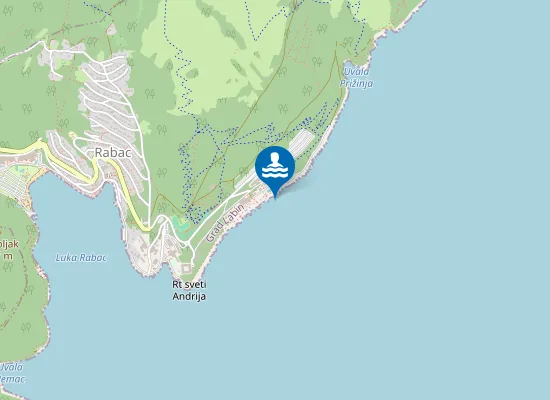 Map of HOTEL NEPTUN ISPOD HOTELA