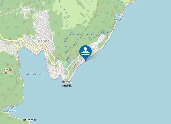 Map of HOTEL GIRANDELLA ISPOD RESTORANA