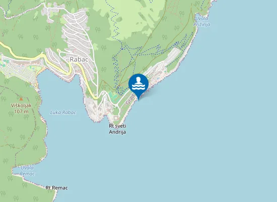 Map of HOTEL MERKUR ISPOD HOTELA