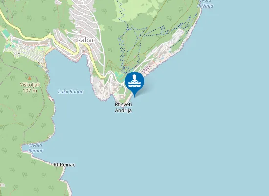 Map of HOTEL LANTERNA ISPOD HOTELA ISTOK