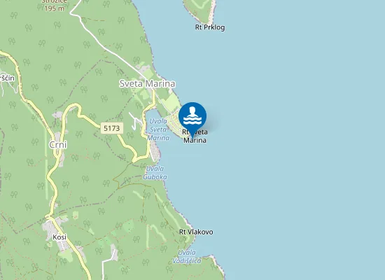 Map of Ac Marina Crkvica