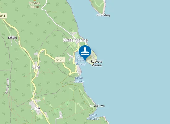 Map of Ac Marina Pozicija Ii