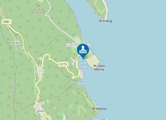 Map of Ac Marina Uvala