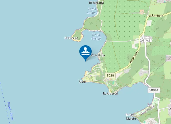 Map of Ac Ulika Uvala Busuja