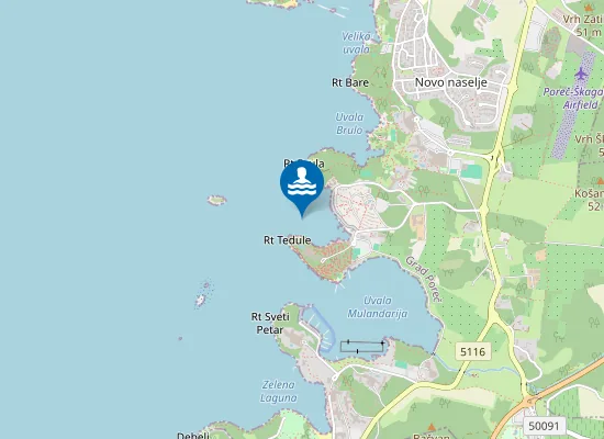 Map of HOTEL GALIOT PREMA UVALI