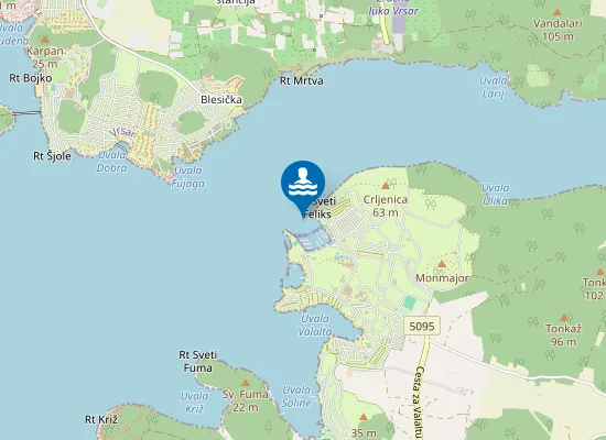 Map of Ac Valalta Rt Feliks