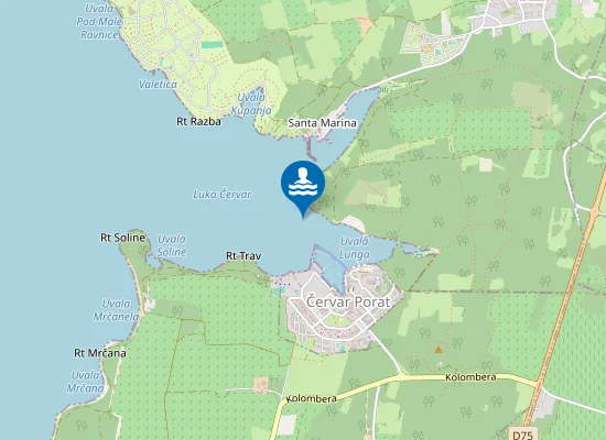 Map of CERVAR PUNTICA LARUN